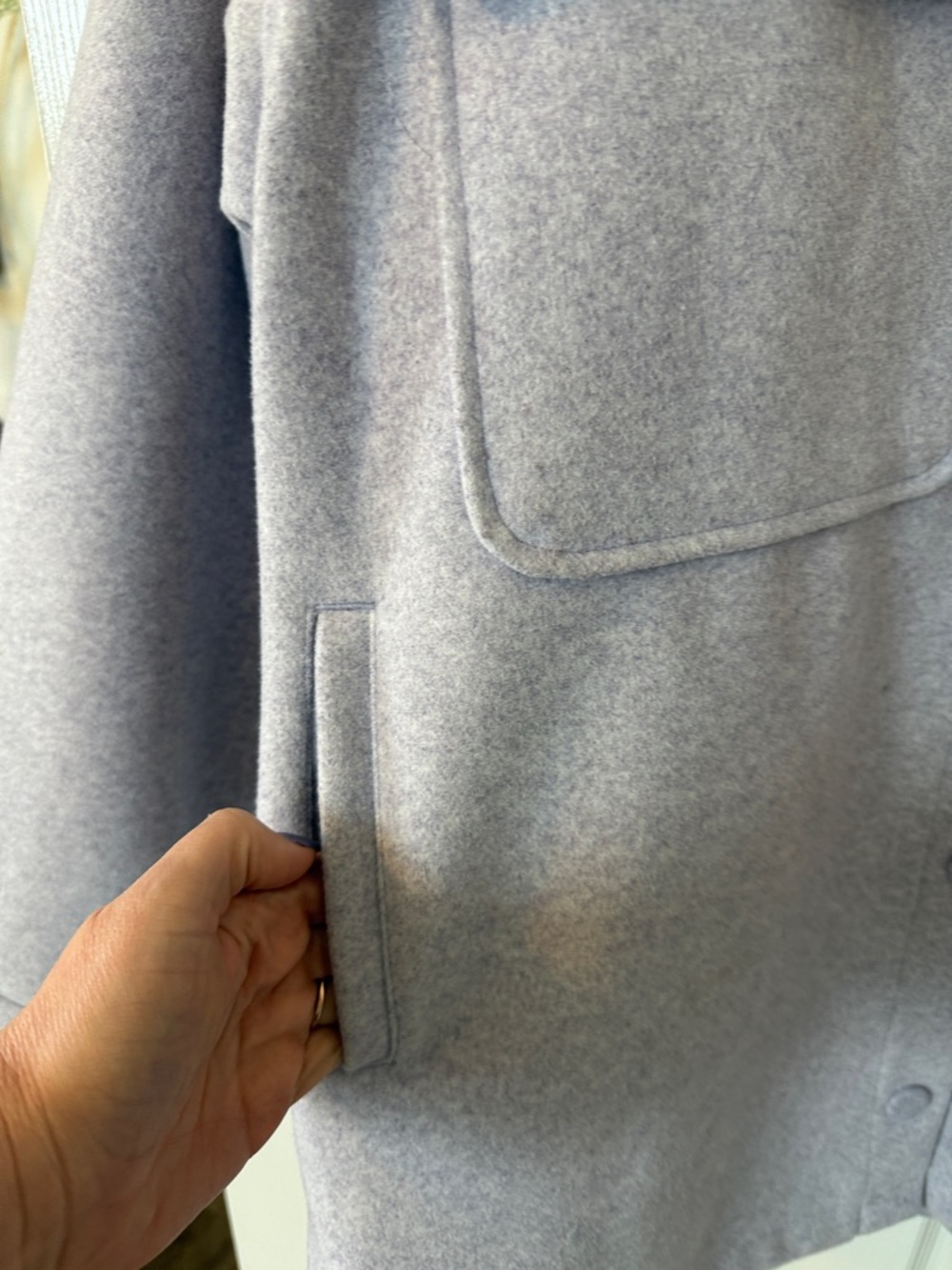 Calia Lavender Utility Shacket - Picture 5 of 8